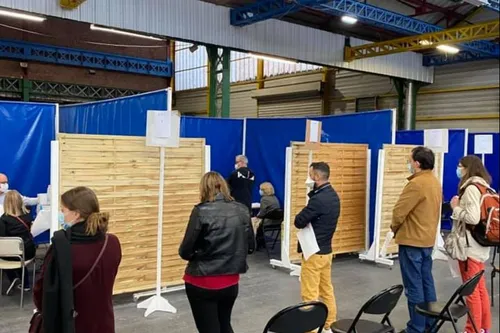Maubeuge - Le Centre de Vaccination de la Luna tourne à plein régime !