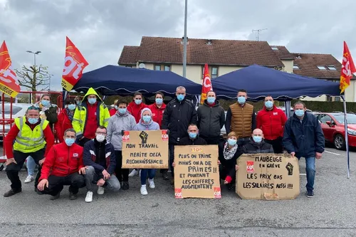 Maubeuge - Mobilisation des salariés de Brico Dépôt