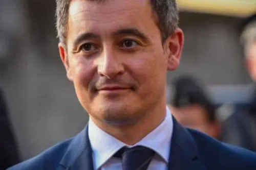 Commissariat Aulnoye-Aymeries - La visite de Gérald Darmanin...