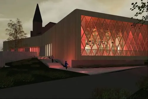 La construction d'une nouvelle salle polyvalente à l’architecture...