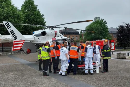 Avesnes-sur-Helpe - Un piéton grièvement blessé et héliporté après...