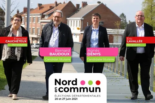 Départementales 2021, Canton Aulnoye-Aymeries - Les résultats en...