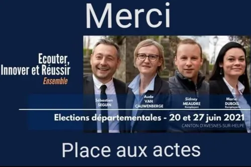 Départementales 2021, victoire du binôme "apolitique" Seguin - Van...
