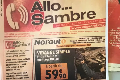 Maubeuge - Après 2 036 parutions, AlloSambre, c'est terminé