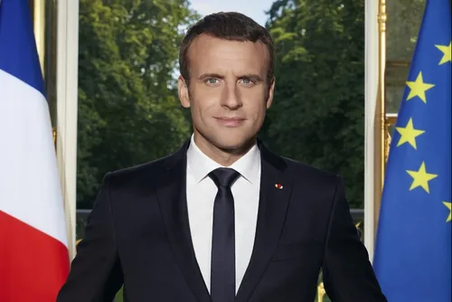 Le Président de la République Emmanuel Macron en Sambre-Avesnois ce...