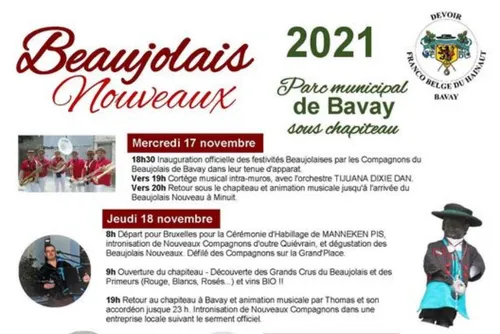 Le Beaujolais Nouveau arrive à Bavay