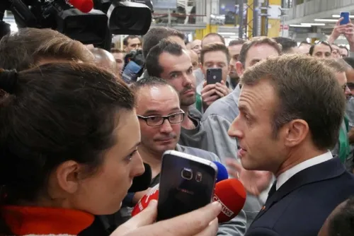 Visite Emmanuel Macron - Pouvoir d'achat, retraites, salaires,...