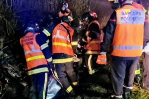 Un blessé grave dans une sortie de route spectaculaire ce dimanche...