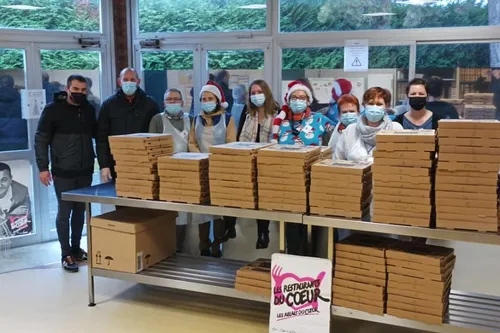 Aulnoye-Aymeries - 130 pizzas du Restaurant St-Martin offertes aux...