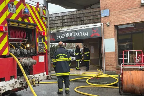 Une friteuse prend feu au restaurant Cocorico.com à Aulnoye-Aymeries