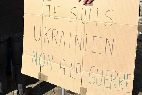Ukraine-Russie - Des habitants réunis ce samedi matin à Maubeuge