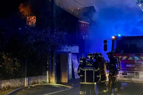 Hirson : une maison entièrement ravagée par un incendie ce mercredi...