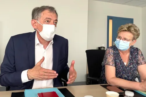 Visite du Président de la Fédération des Hôpitaux de la Région...