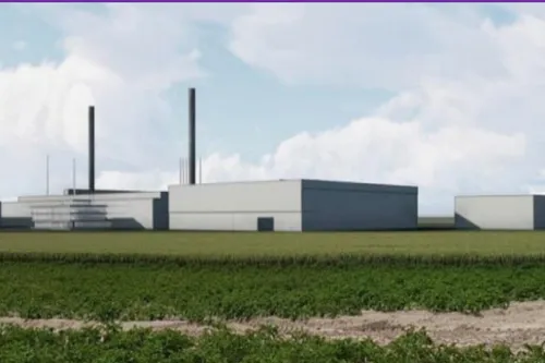 Pas d'usine Clarebout à Frameries, en Belgique