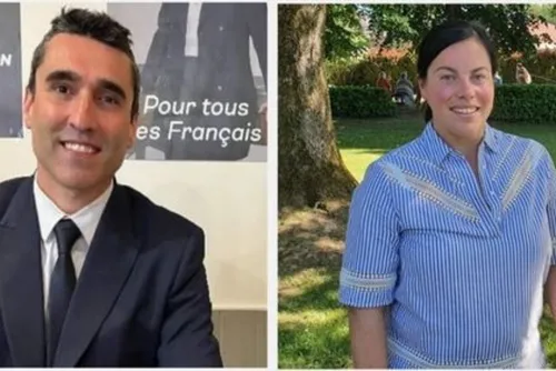 12ème circonscription du Nord : Mickaël Taverne et la députée...