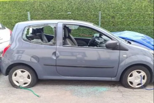 Hautmont cette  nuit, deux voitures vandalisées, un appel à la...