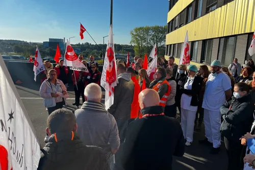 Maubeuge - Nouveau rassemblement hier au Centre Hospitalier, avant...