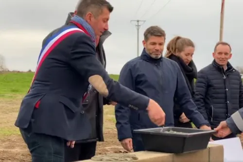 Fourmies : le lancement des travaux de construction du crématorium