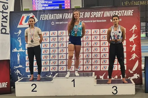 Athlétisme - Chloé Galet championne de France universitaire sur le 60m
