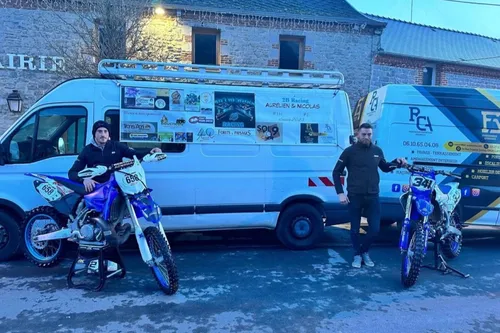Enduropale 2023 - Deux cousins dans la course en motocross