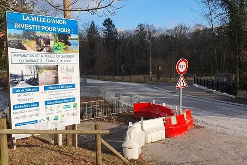 Anor : une 2ème phase de travaux pour renforcer la digue de...