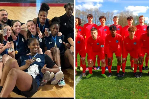 Aulnoye-Aymeries - Les basketteuses championnes de France UGSEL,...