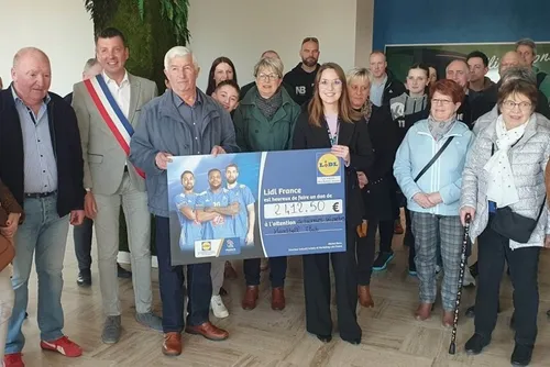 Fourmies : 2412 € offerts par Lidl au « Fourmies Wignehies Handball...