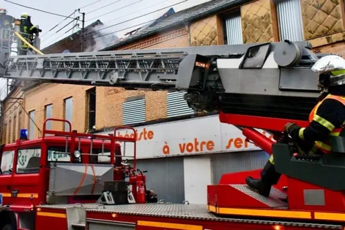 Maubeuge / Hautmont : des sapeurs-pompiers de la Sambre-Avesnois en...