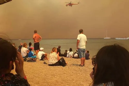 Incendies en Grèce : "Du rêve au cauchemar" pour Nicolas et sa...