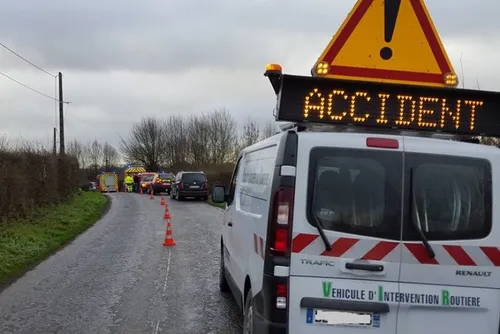 Lesquielles-Saint-Germain / Bergues-sur-Sambre : un mort et 3...