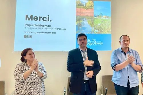 Le nouveau Sénateur a salué ses "Amis" du Pays de Mormal