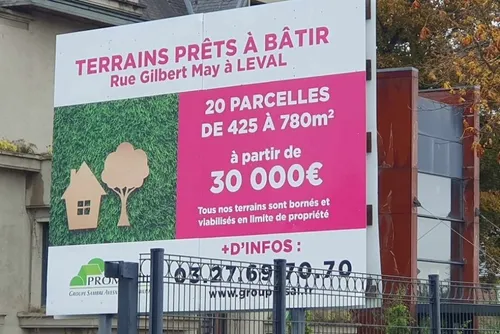 Leval : La mise en vente de 20 terrains « prêts à bâtir »