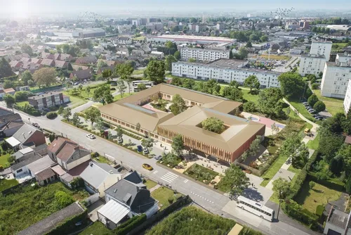Maubeuge - Le visage du nouveau groupe scolaire Anne Frank -...