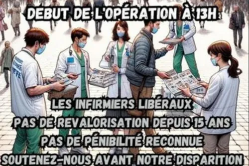 La grogne des infirmiers libéraux en Sambre Avesnois