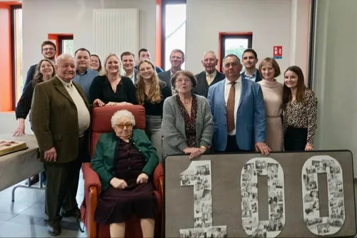Wargnies-Le-Petit a célébré les 100 ans de la doyenne du village