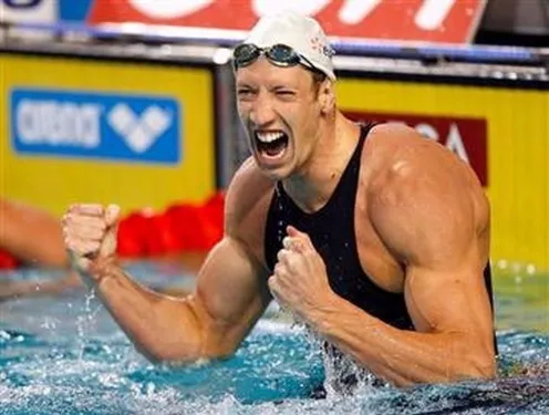 Alain Bernard dans le grand bain