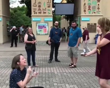 Quand une demande en mariage ne se passe pas comme prévue (VIDEO)