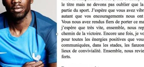 Blaise Matuidi remercie les supporteurs des bleus