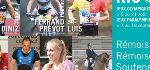 Reims affiche son soutien à ses athlètes