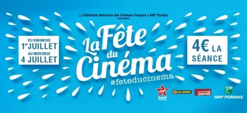 Fête du cinéma : la place à 4 euros !