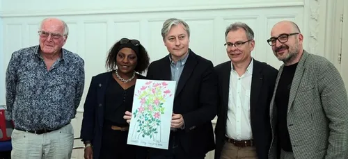 La clématite Nancy, jour de la Terre