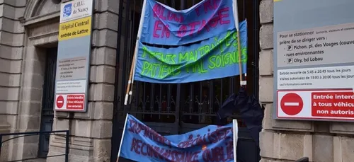 Deux jours de mobilisation au CHU de Nancy