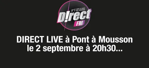 Concert gratuit DIRECT LIVE le 2 septembre !