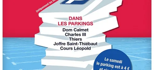 Nancy : collecte de livres lors du Livre sur la Place