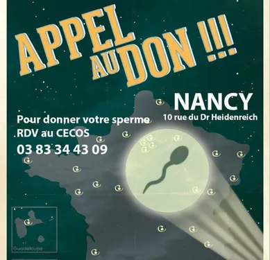 Nouvel appel au don de sperme au CHRU de Nancy