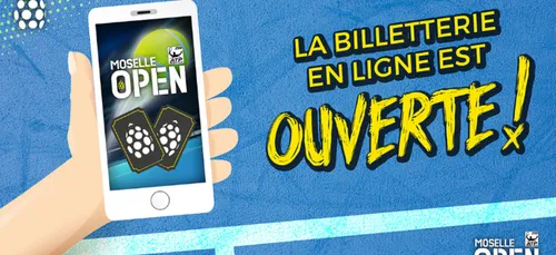 La billetterie du Moselle Open est ouverte !