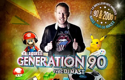 Vos places pour la SOIRÉE GÉNÉRATION 90