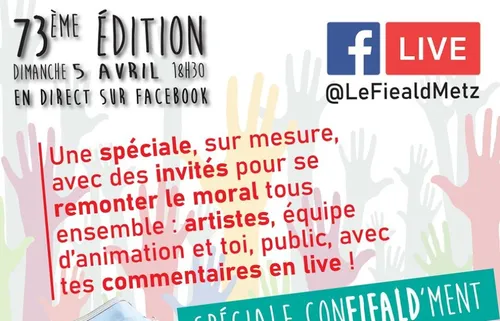 La 73ème édition du FIEALD aura lieu en « Live Facebook » le 5 avril
