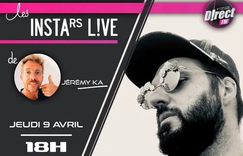 Jérémy Ka vous donne rendez-vous à 18h sur l'instagram de la radio