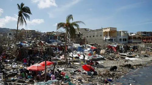 Une équipe des Pompiers de l'Urgence Internationale en Haiti